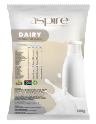 Dairy powdered blend product
